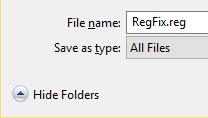 Select All Files as File Type