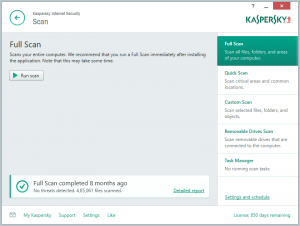 Kaspersky System Scan