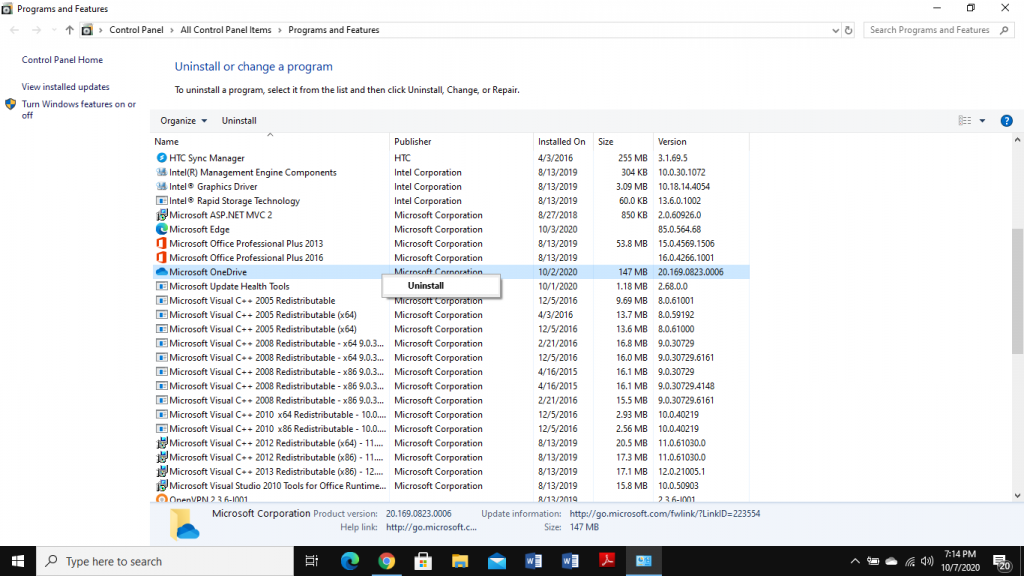 How to Unsync OneDrive Windows 10 Local Machine | Sorcim Knowledgebase